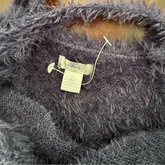 Aerie Soft Dark Blue Fuzzy Tank - Picture 4 of 6